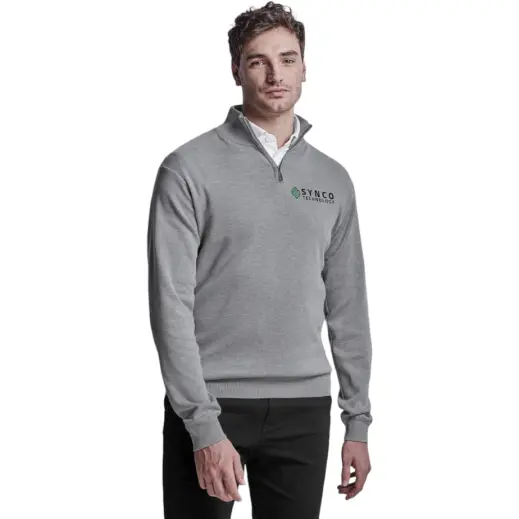 Mens 1-4 Zip Quantum Low Pill Jersey Model